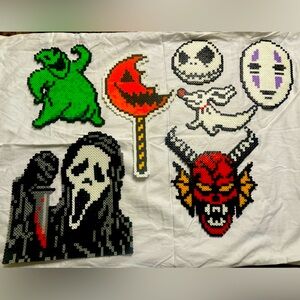 Large handmade Perler designs